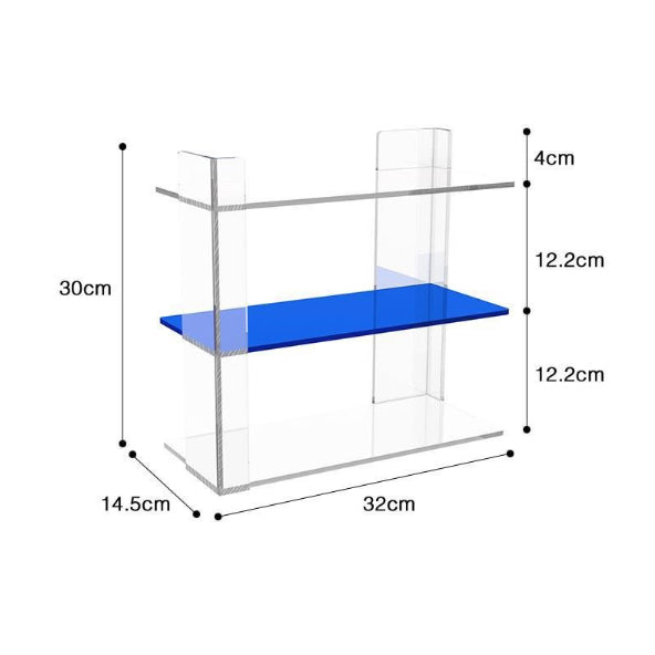 アクリル卓上シェルフ